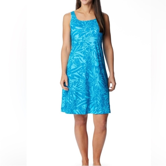 Columbia PFG Tropical Vacation Print Blue Hawaiian M - Picture 8 of 8